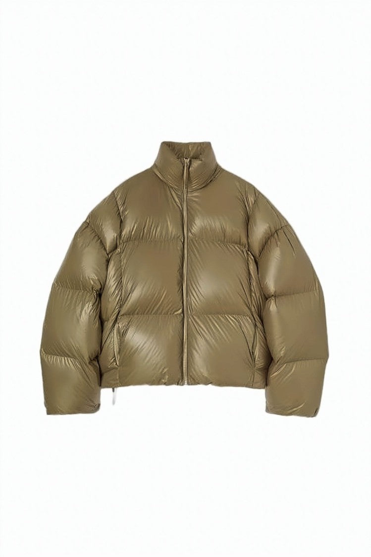 Jil Sander Cropped Puffer Jacket With High Collar