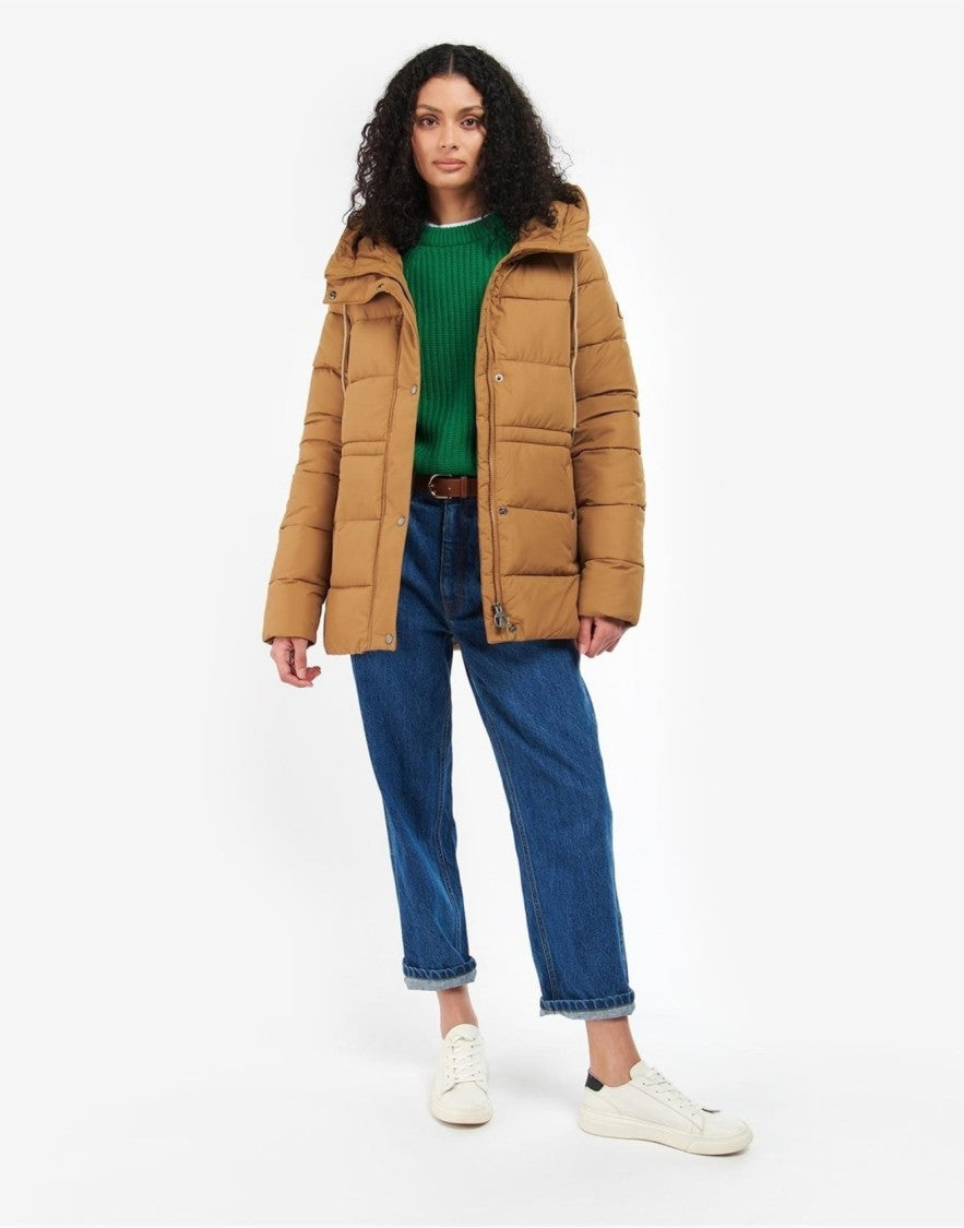 Barbour Littlebury Hooded Baffle Quilted Jacket