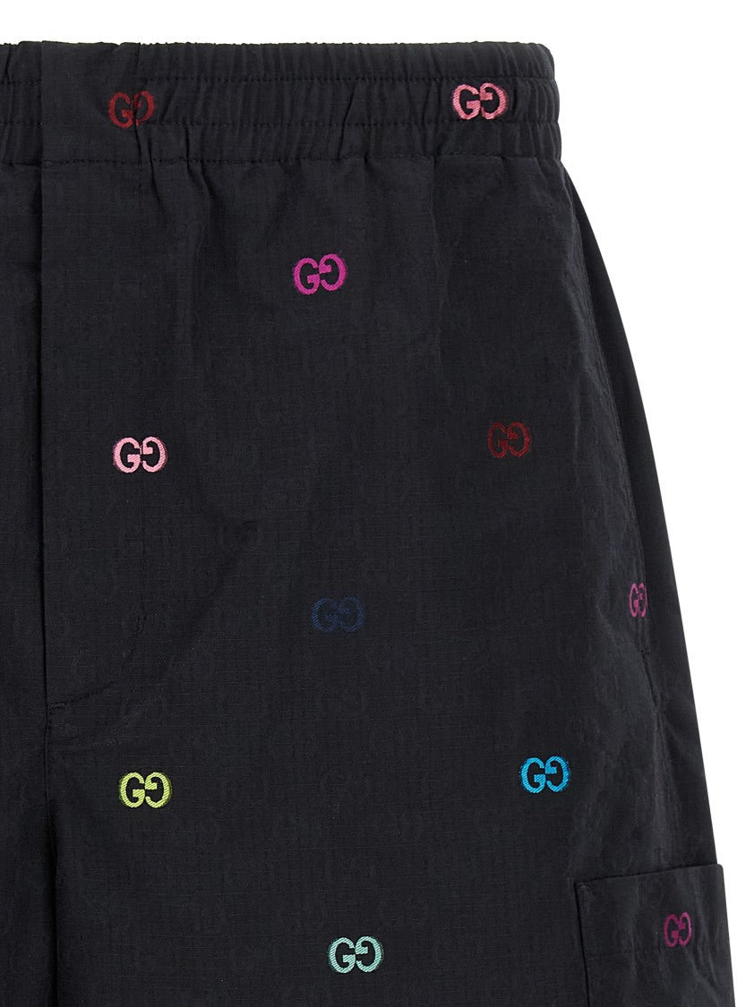 Gucci Multicolor Fil Coupé Bermuda Shorts