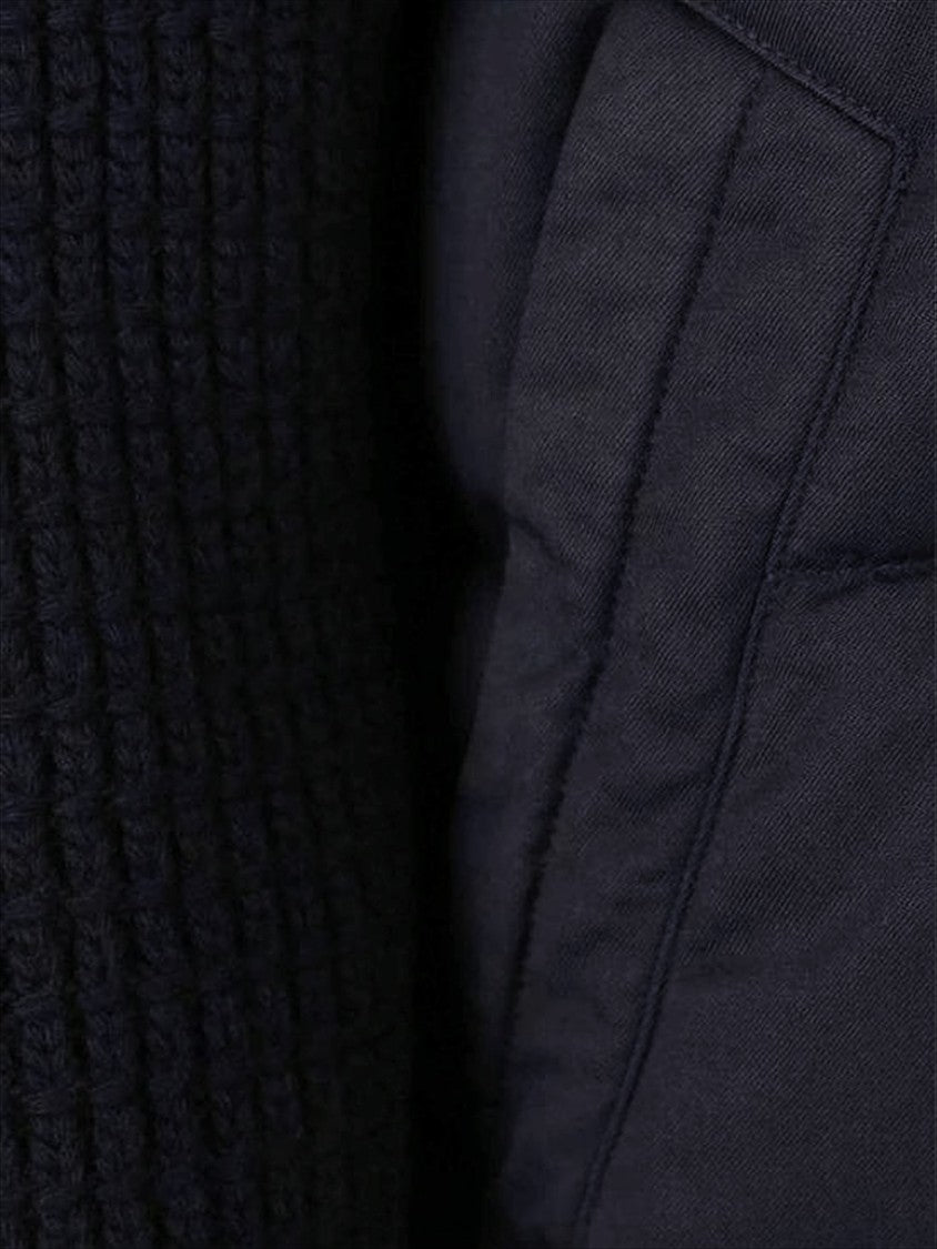 Stone Island Padded Down Jacket With High Collar