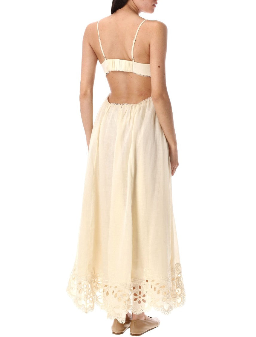 Zimmermann Coco Embroidered Maxi Dress