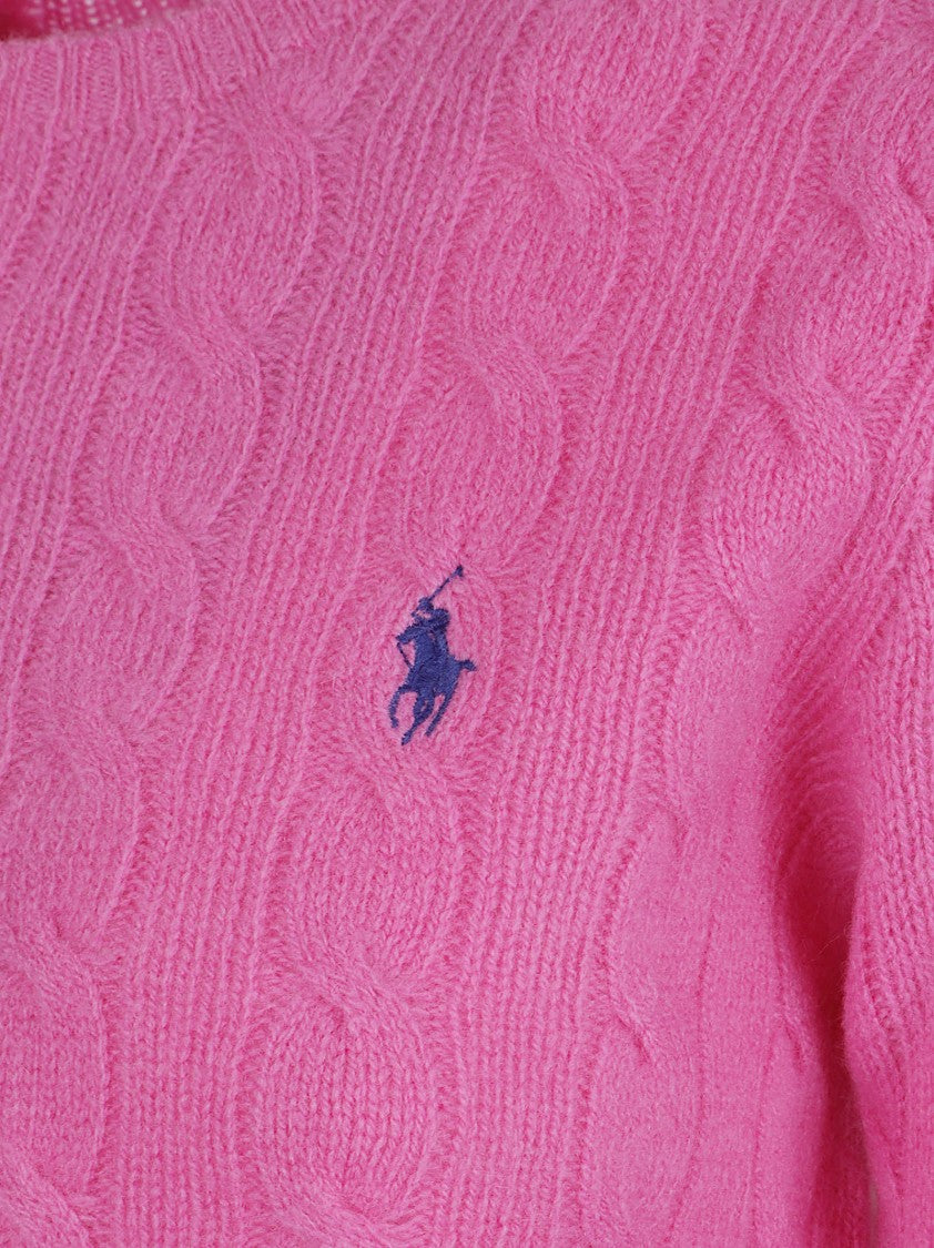 Polo Ralph Lauren Cable Knit Sweater With Crew Neckline