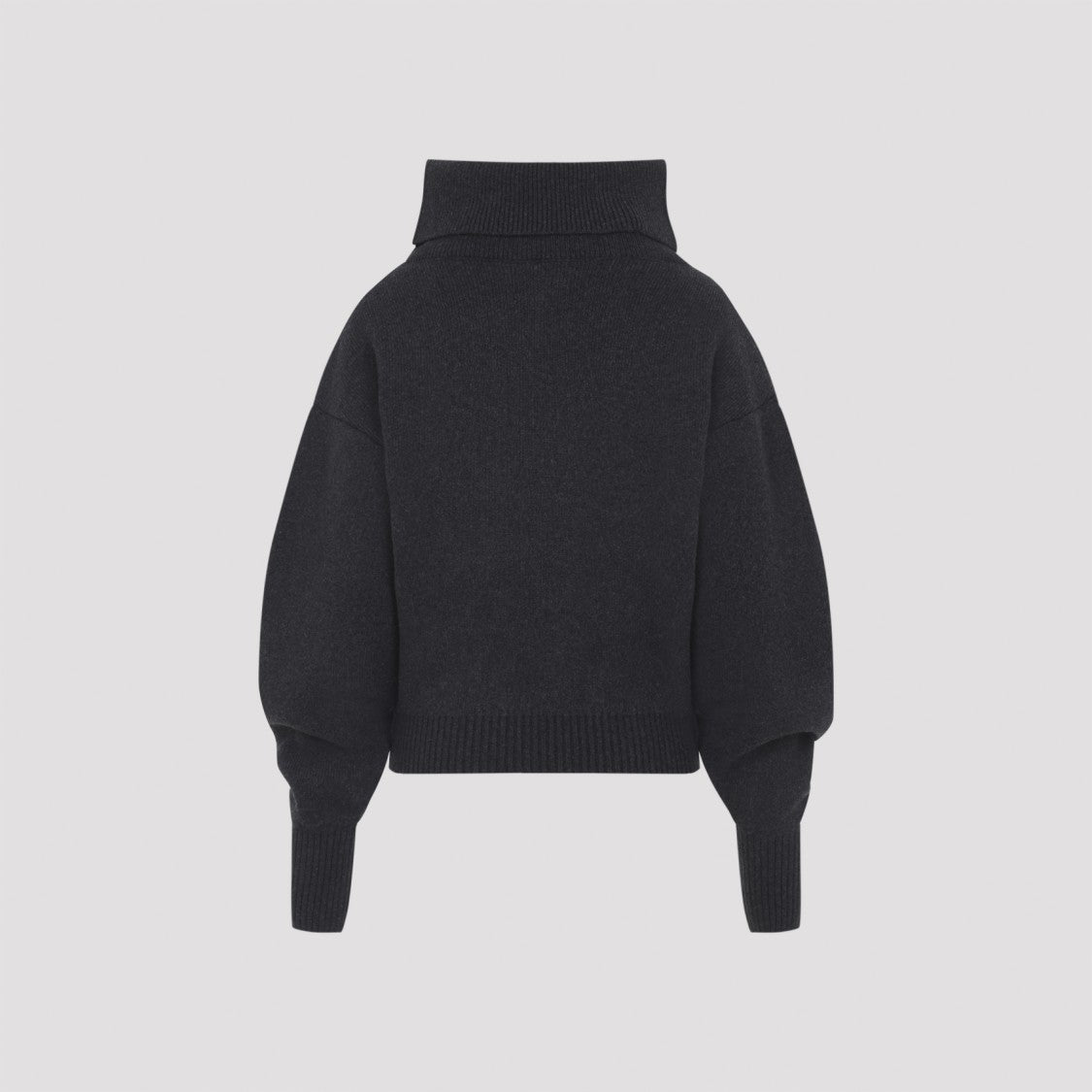 Jacquemus Wool-Cashmere Blend Sweater With High Turtleneck