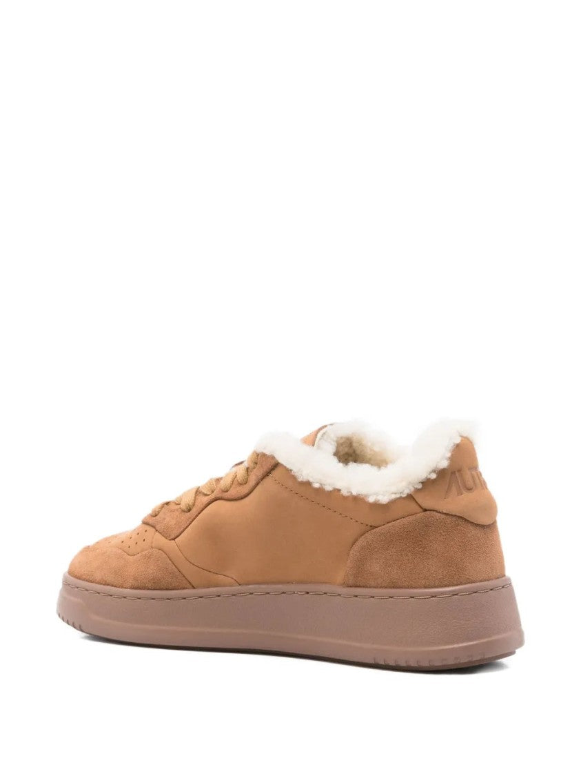 Autry Medialist Shearling Sneakers