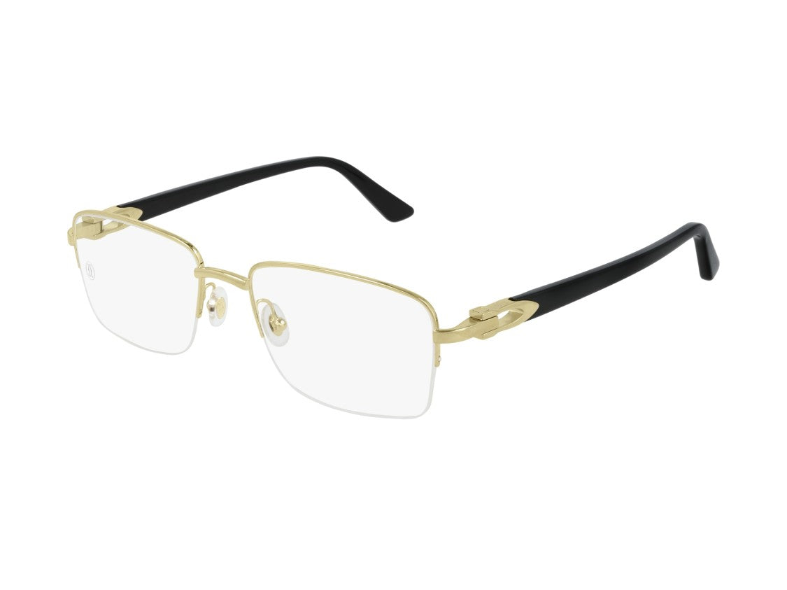 Cartier Gold Ct0288o Rimless Square Sunglasses