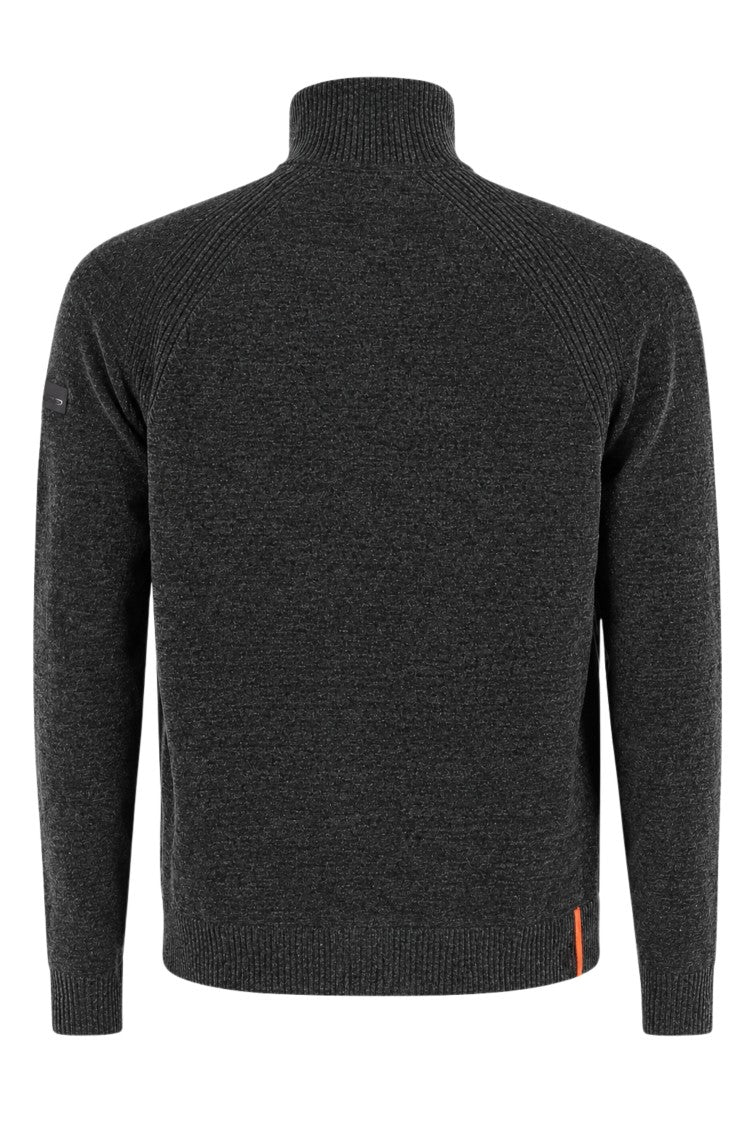 Rrd Velvet Full-Zip Chenille Knit Sweater
