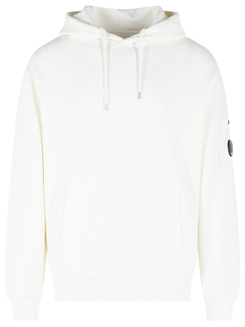 C.P. Company White Cotton Sweatshirt