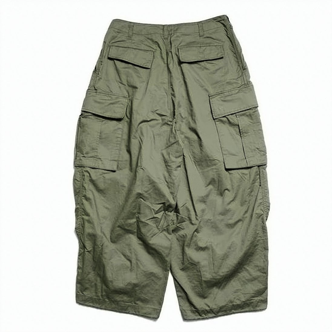 Needles Cargo Pocket Utility Pants With Drawstring Waist