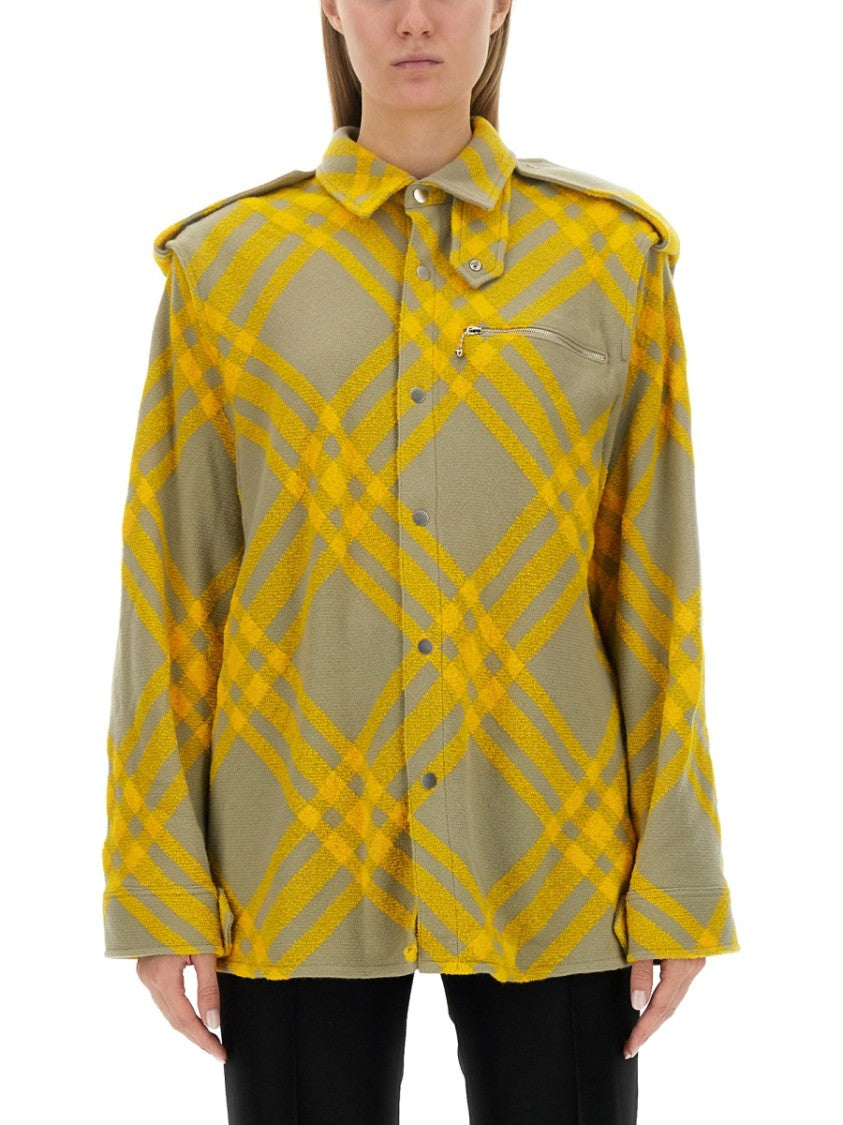 Burberry Relaxed Fit Check Pattern Shirt