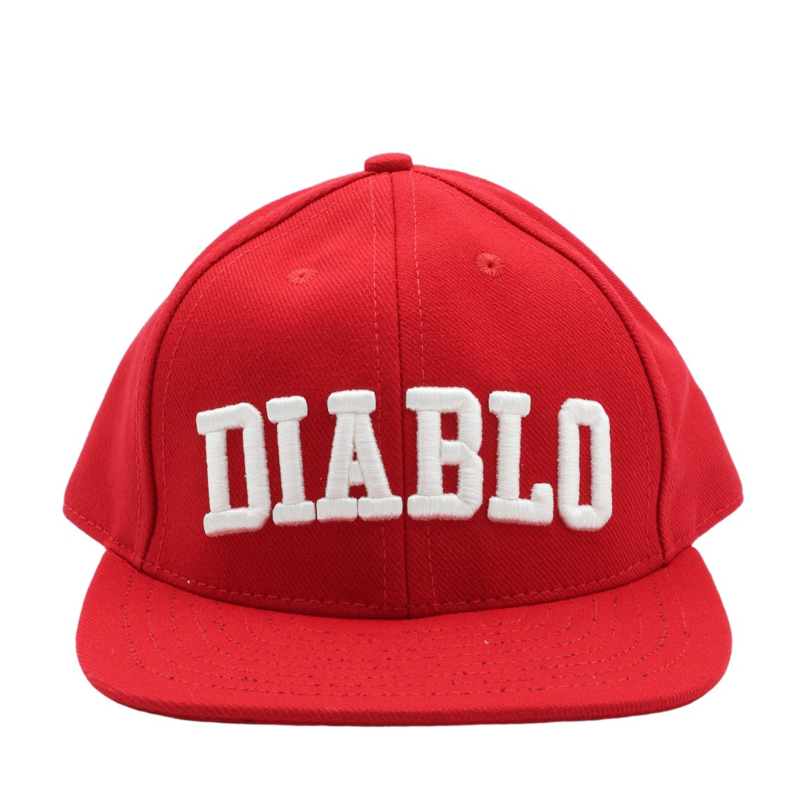 Willy Chavarria Red Bold Embroidered Baseball Cap