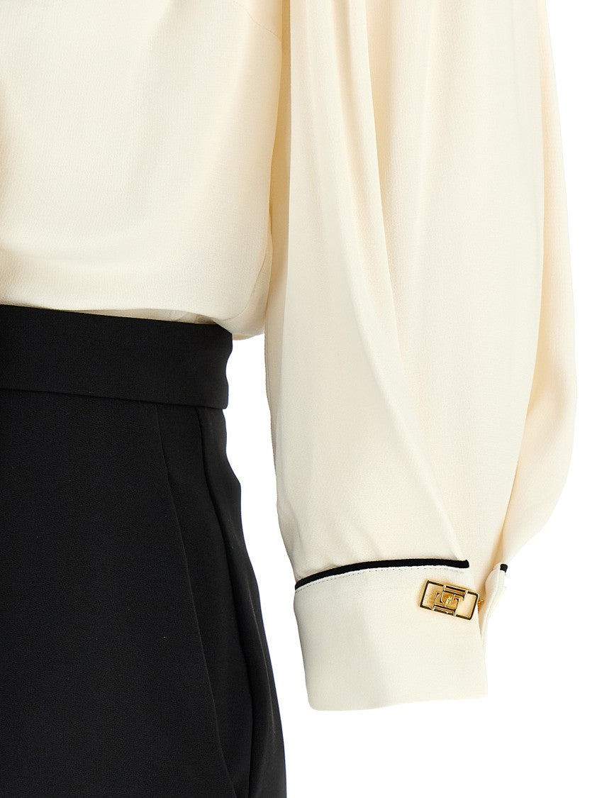 Elisabetta Franchi Two-Piece Dress With Removable Georgette Shirt