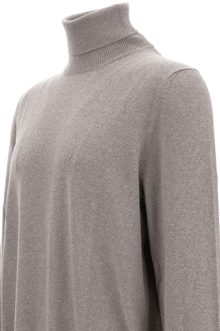 Fay Soft-Touch Regular-Fit Turtleneck Sweater With Ribbed Details