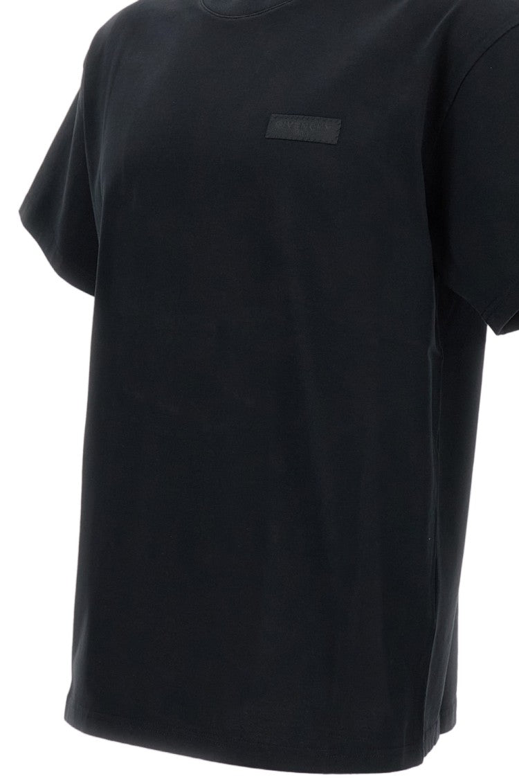 Givenchy Black Regular Fit Cotton Logo T-Shirt