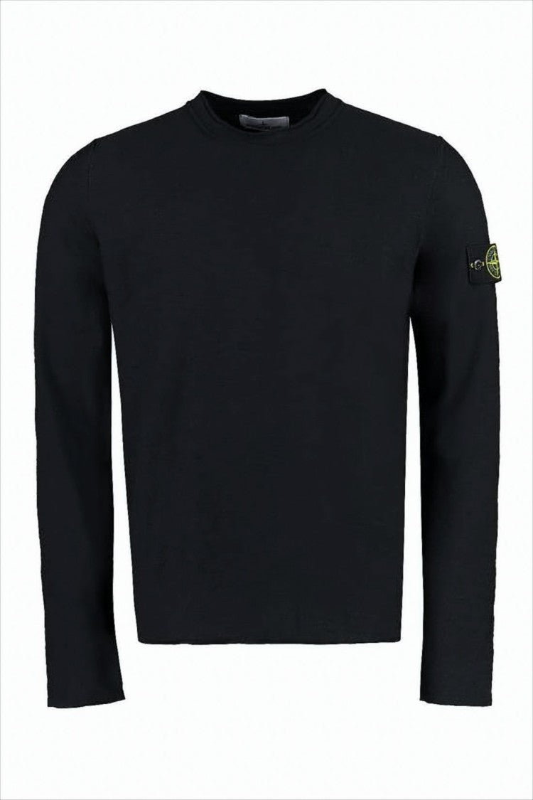 Stone Island Long-Sleeve T-Shirt With Distinctive Patch