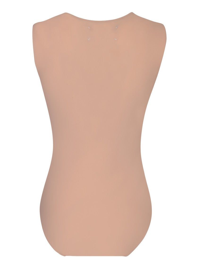 Maison Margiela Nude Sleeveless Bodysuit