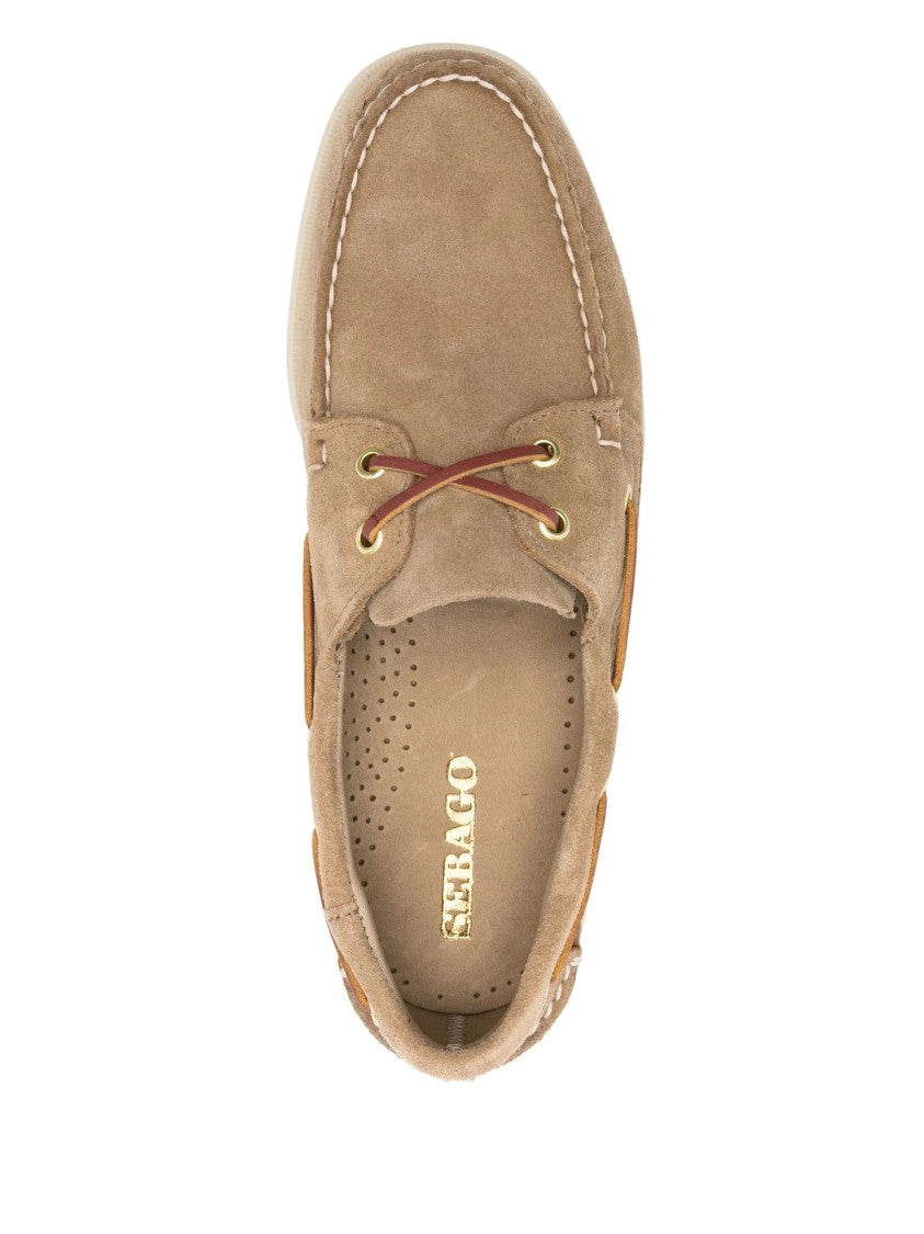 Sebago Brown Portland Artisan Suede Boat Shoes