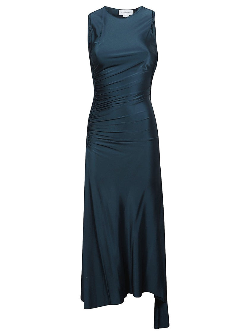 Victoria Beckham Sleeveless Twist Detail Dress