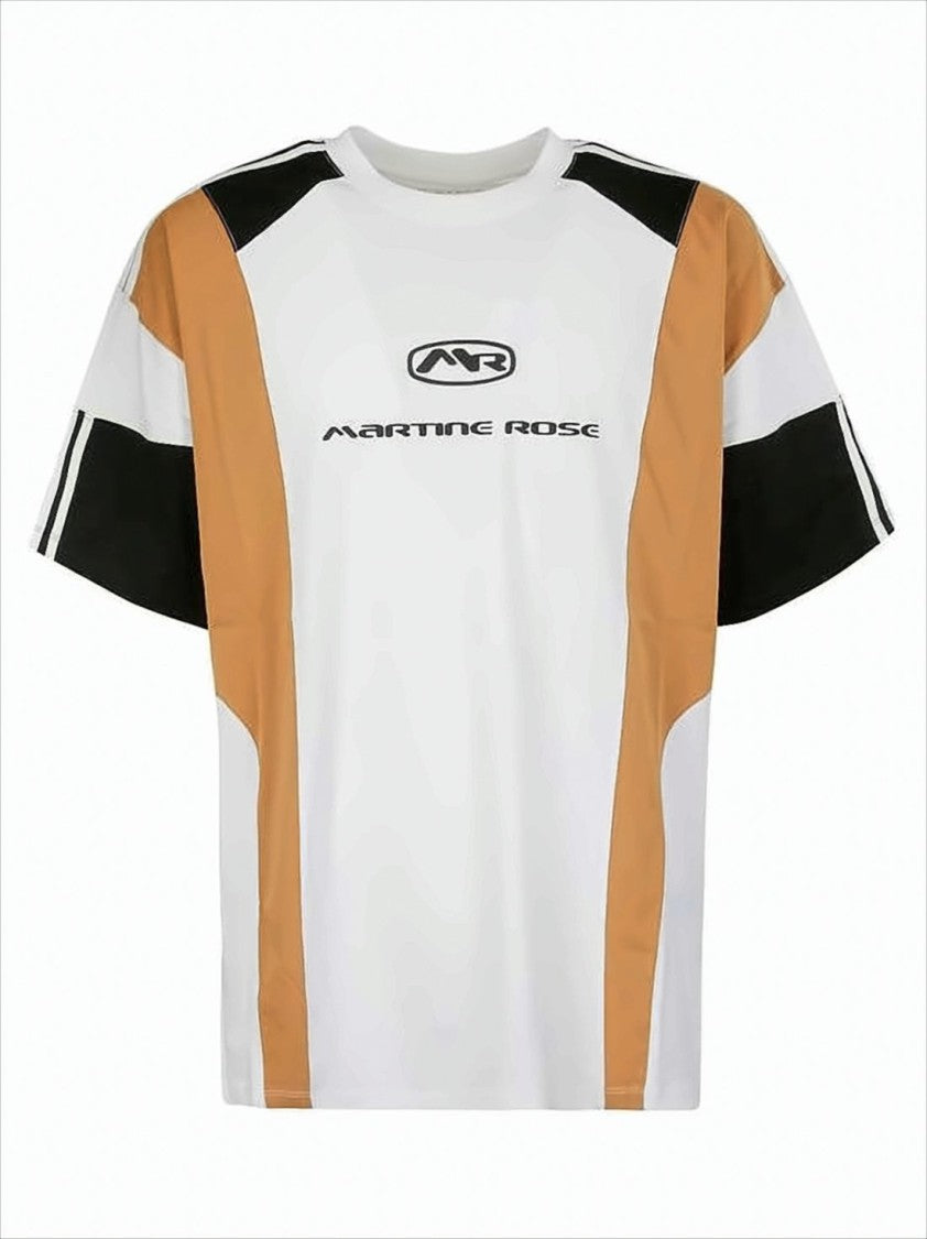 Martine Rose Short-Sleeve T-Shirt With Bold Color Block Design