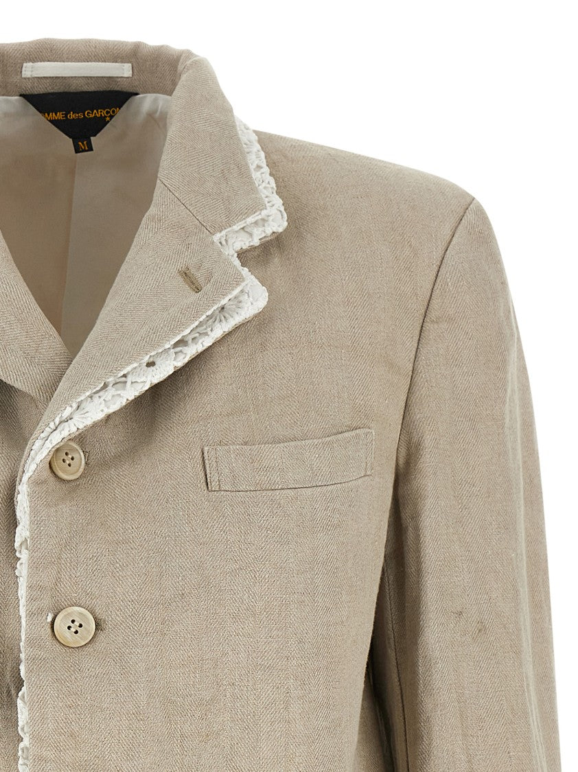 Comme Des Garçons Double Layer Lapel Blazer