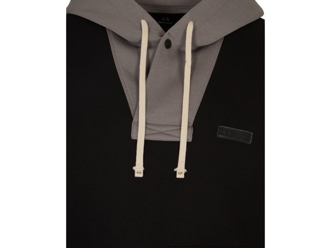 Armani Exchange Regular Fit Sweatshirt Contrasting Hood