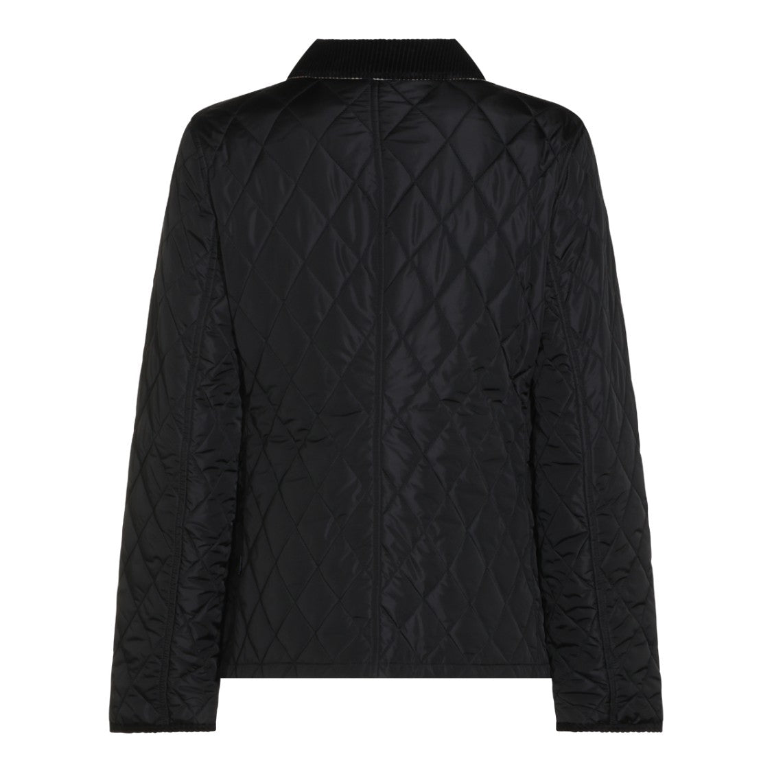 Burberry Diamond-Quilted Corduroy-Collar Jacket
