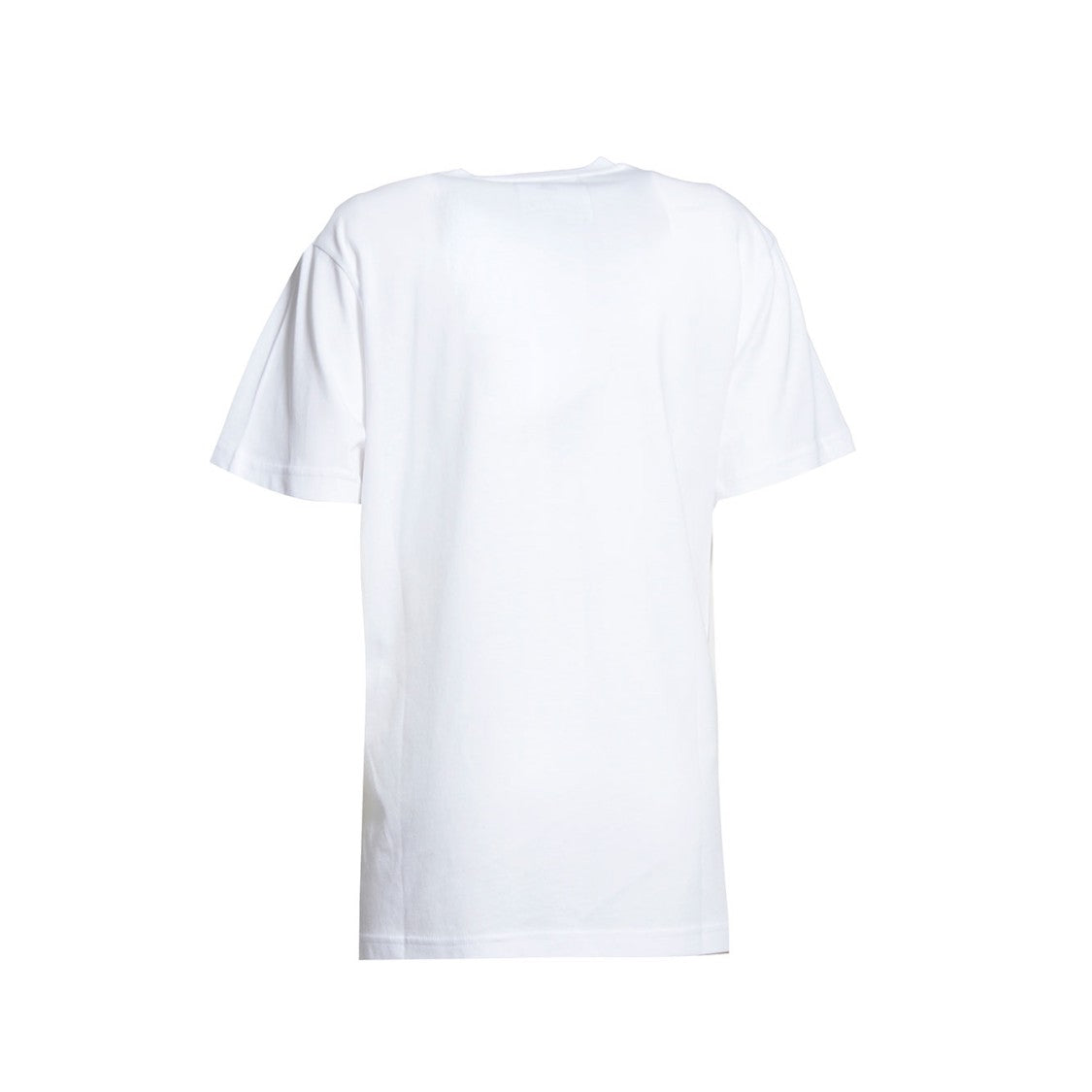 Caban Romantic X Adidas White Cotton T-Shirt Swarovski Applications