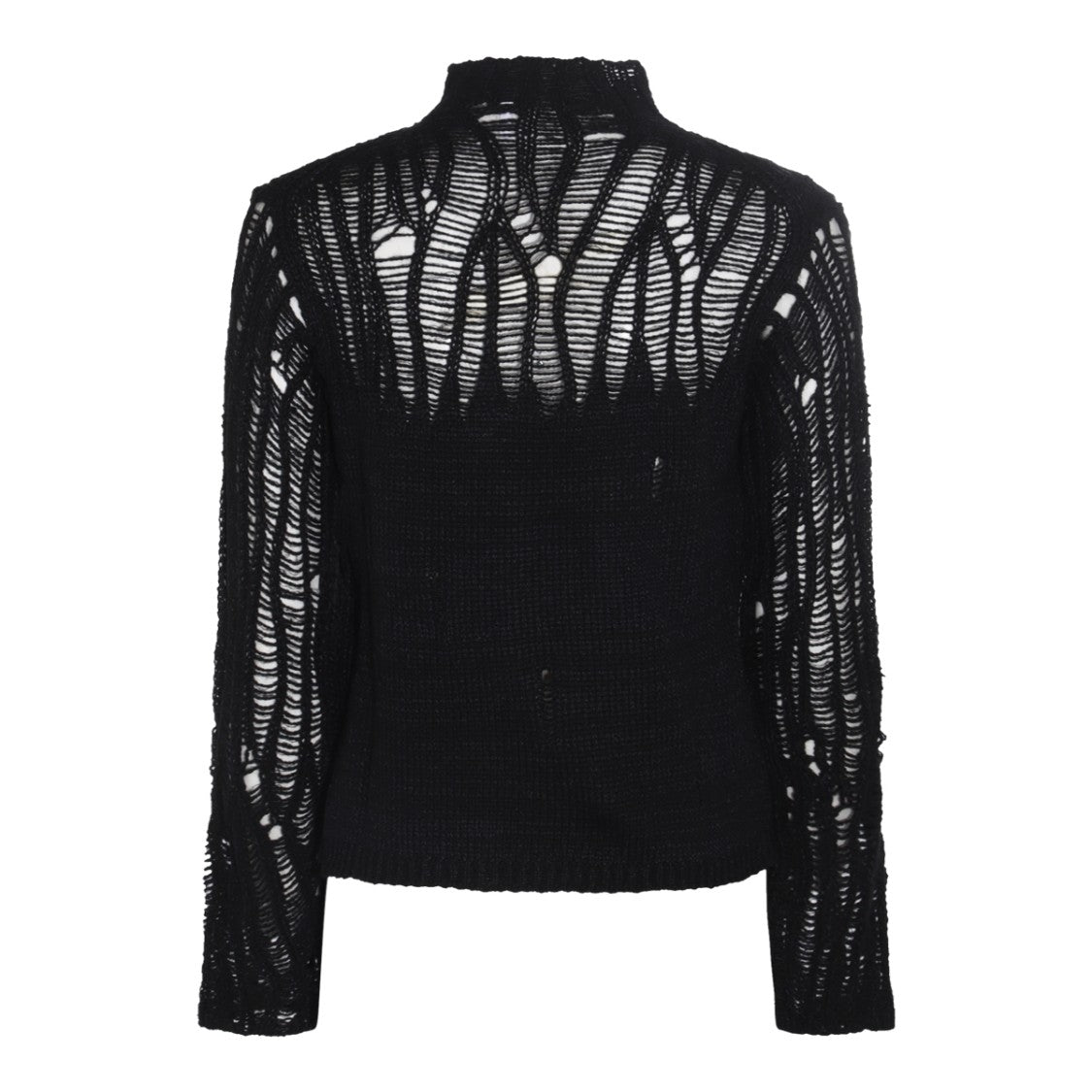 Chloé Black Wool Cut Out Shirt