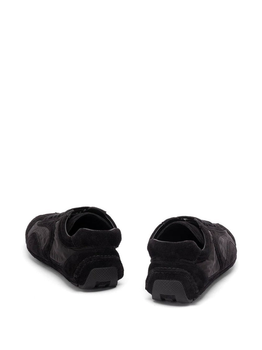 Prada Black Montecarlo Re-Edition Nappa Leather Trainers