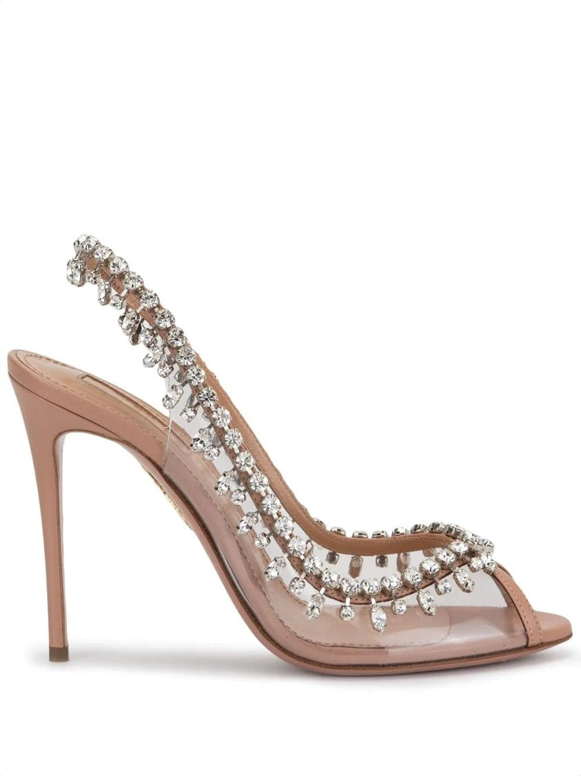 Aquazzura Temptation Crystal 105 Sandal