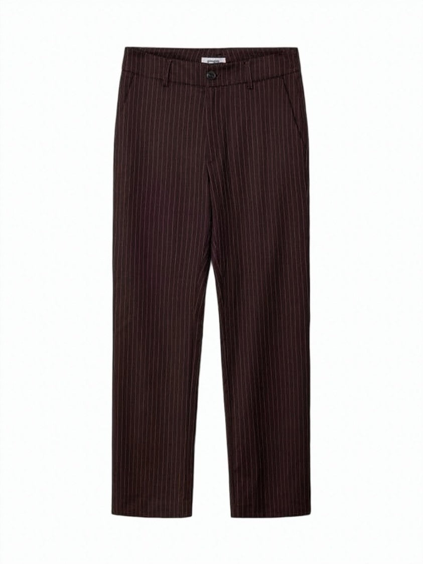 Gimaguas Pinstripe Slim Fit Tailored Suit Pants