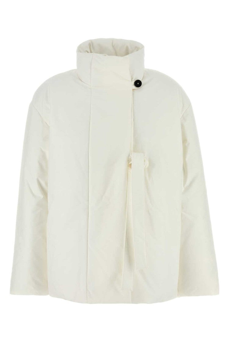 Jil Sander White Cotton Down Jacket