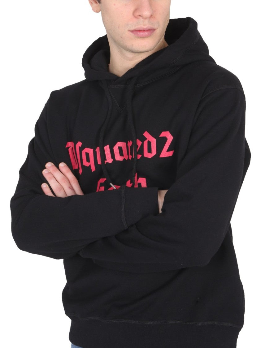 Dsquared2 Relaxed-Cut Hooded Sweatshirt