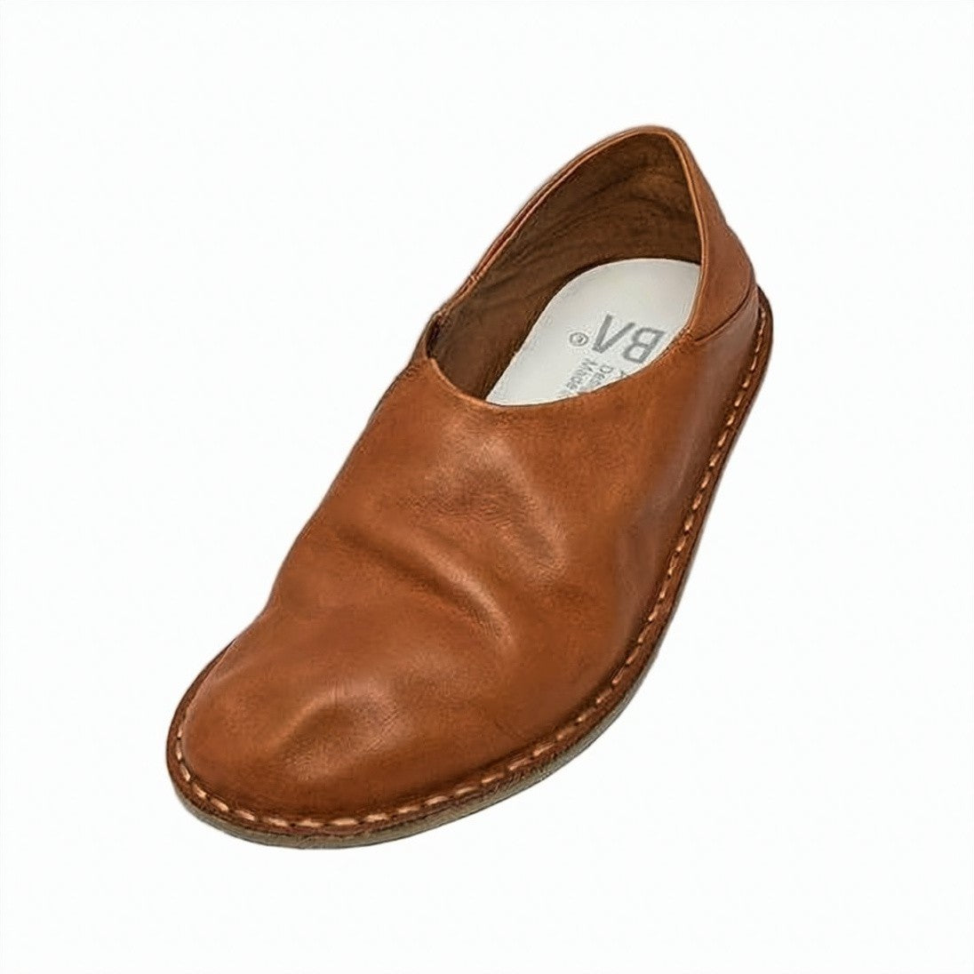 Other Brands Brown Slip-On Sneakers With Rubber Sole