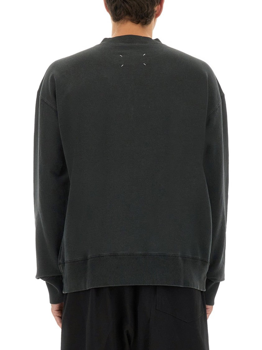 Maison Margiela Three-Quarter Zipper Sweatshirt