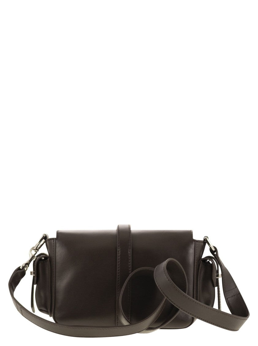 Hogan Small Leather Flap Bag
