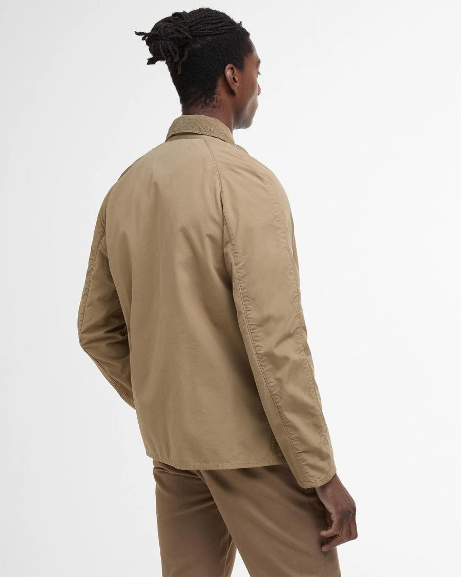 Barbour Casual Tracker Jacket In Washed Stone