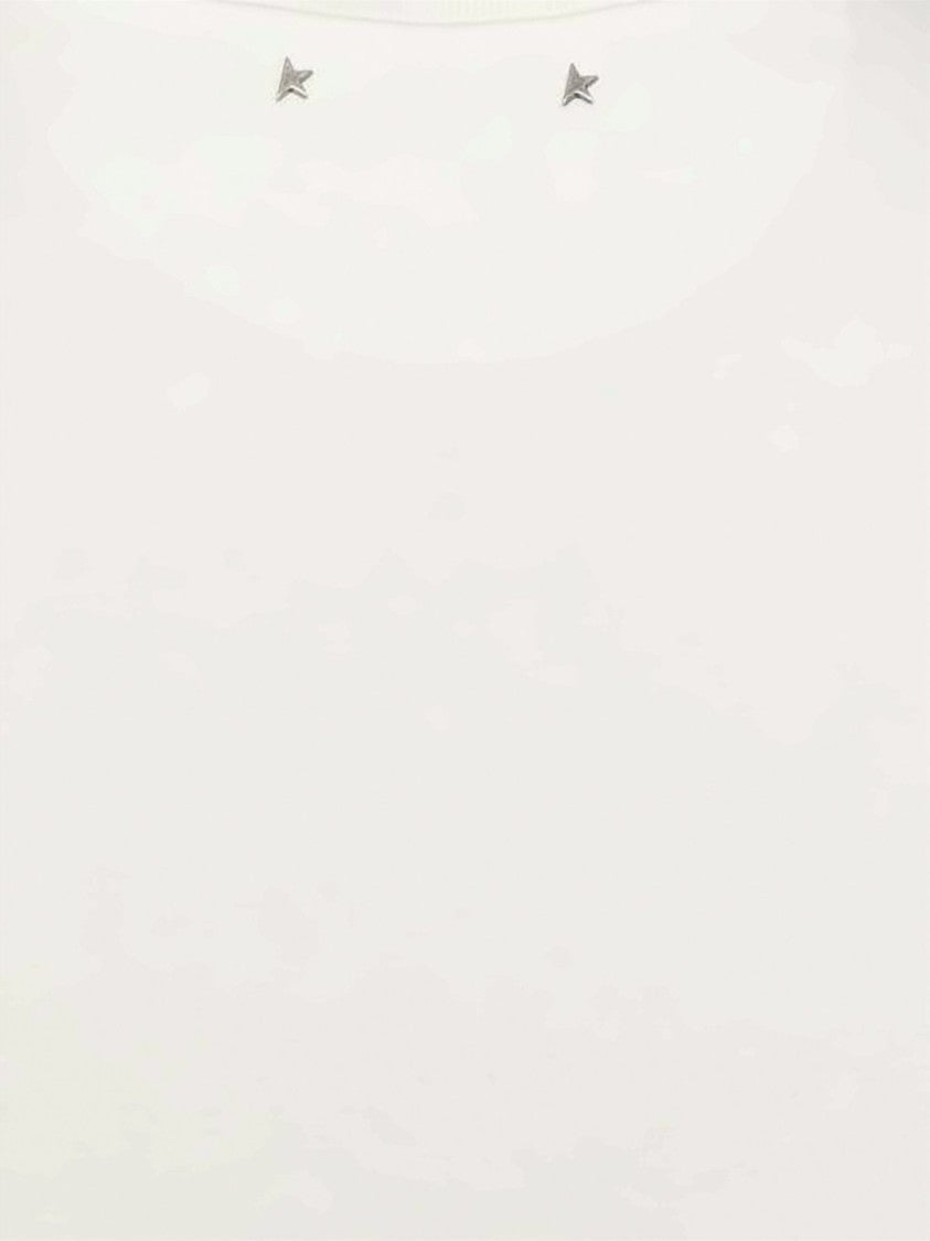 Golden Goose Short-Sleeved Cotton T-Shirt With Subtle Star Accents