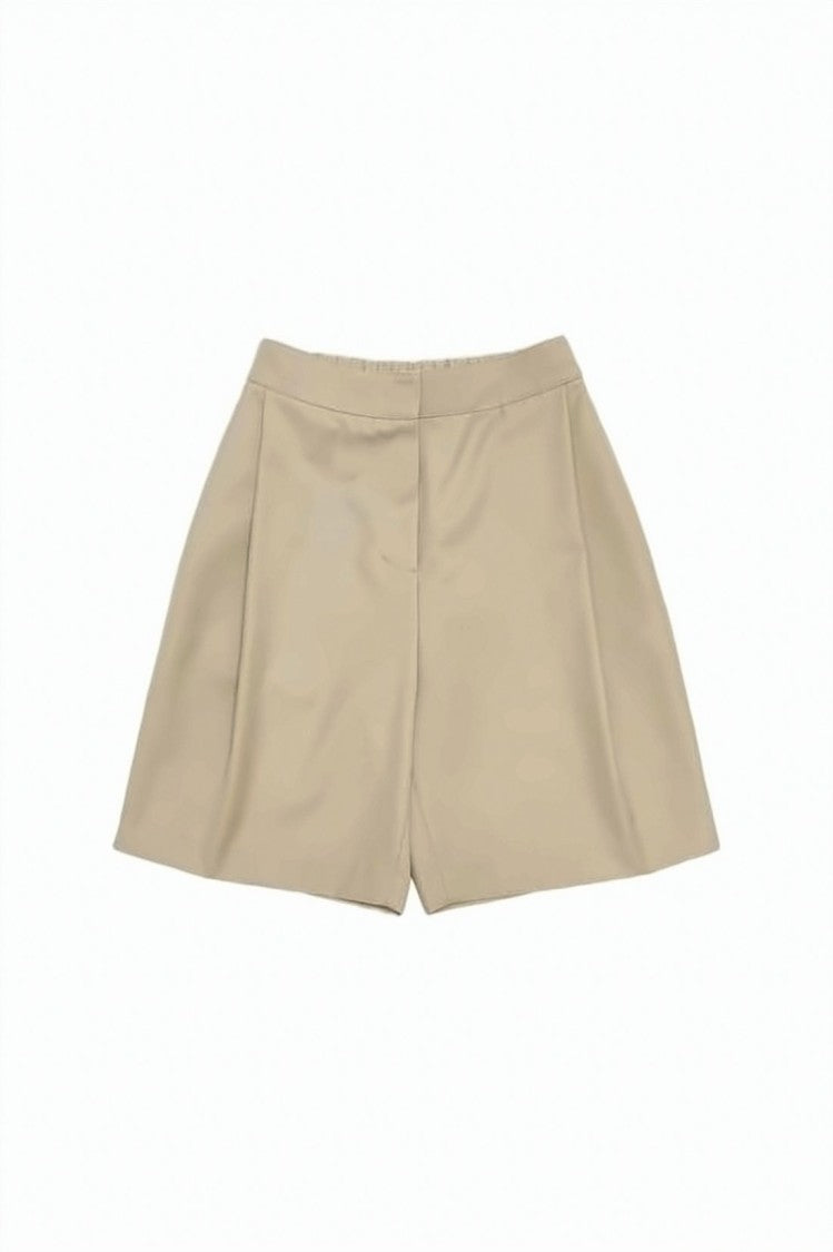Amomento Tailored High-Waist Shorts With Flared Silhouette