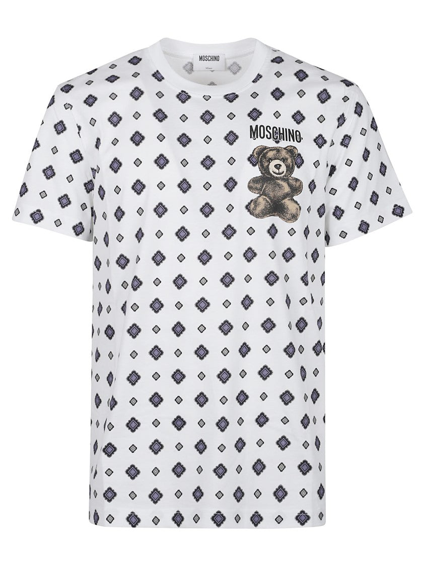 Moschino Teddy Printed Cotton T-Shirt