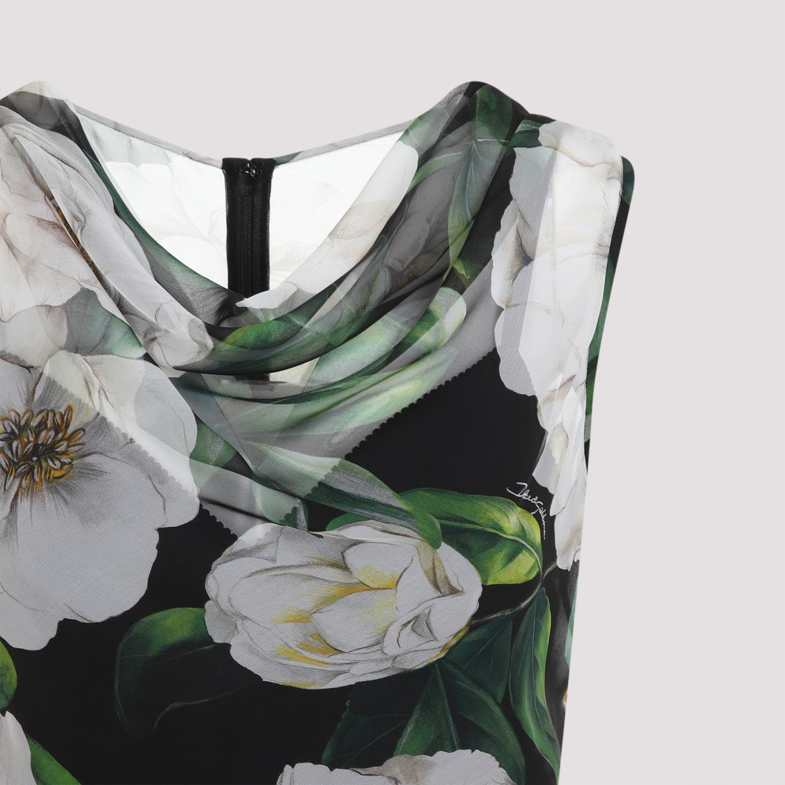 Dolce & Gabbana Black Silk Mini Dress