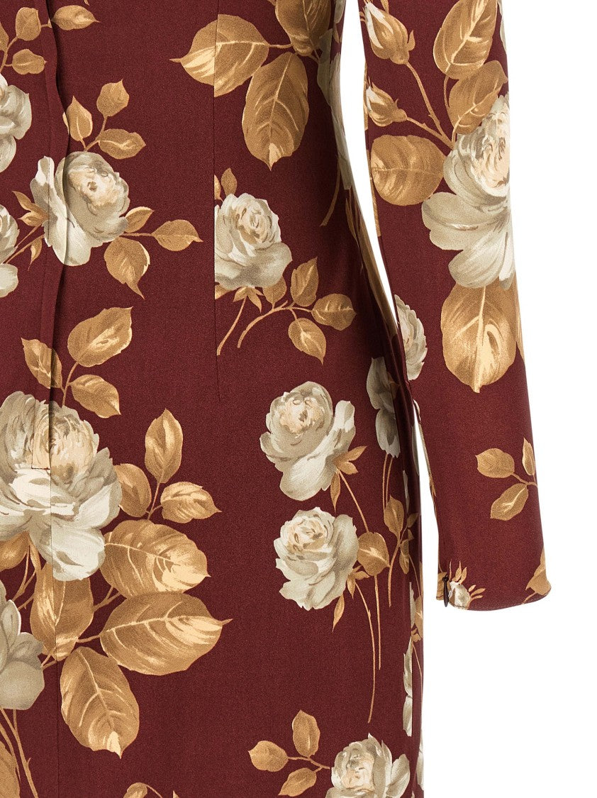 Dolce & Gabbana Rose Print Dress
