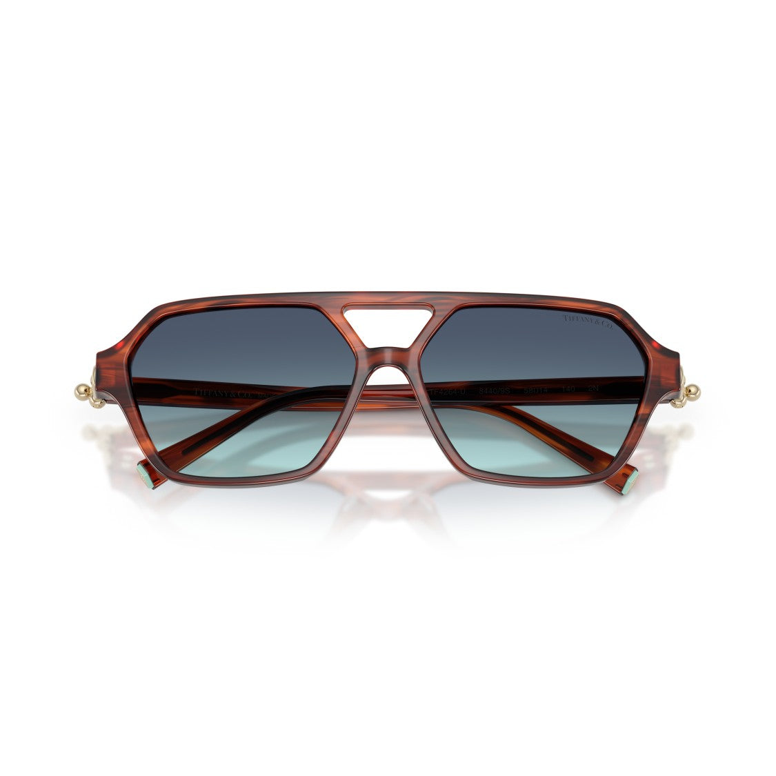 Tiffany & Co. 0Tf4264u Geometric Tortoiseshell Sunglasses