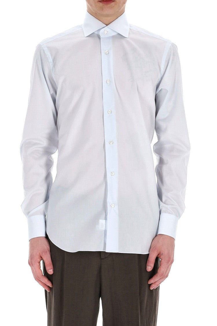 Barba Journey Line Poplin Tailored Shirt