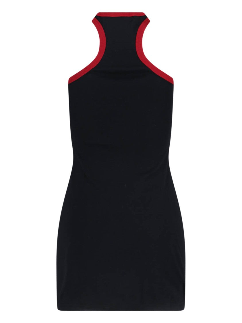 Courrèges Mini Shift Dress – Black