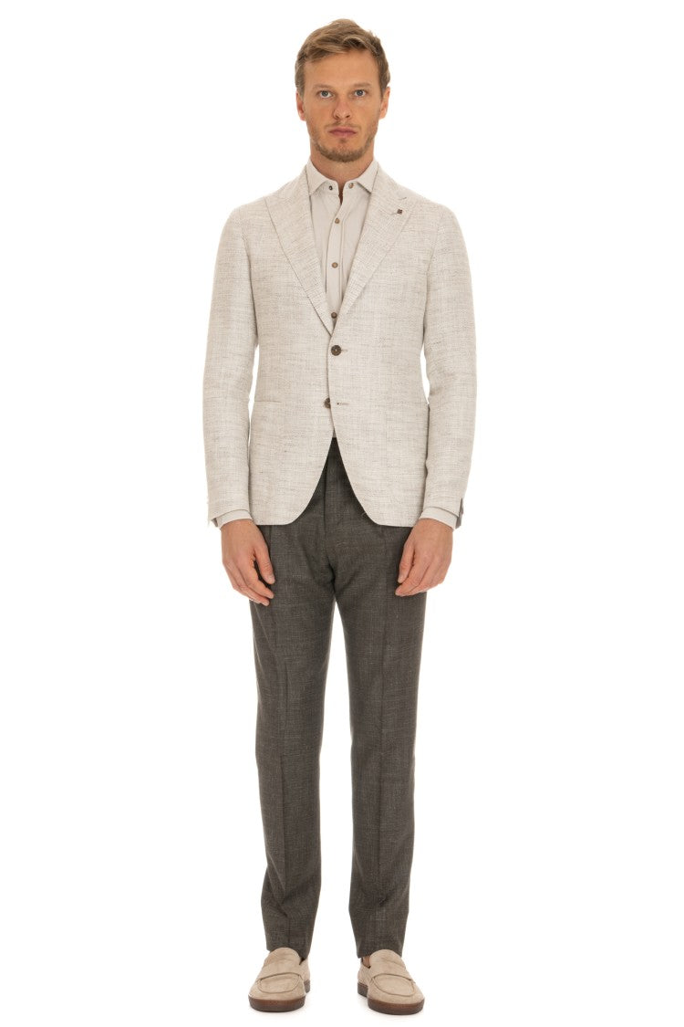 Tagliatore Silk-Linen-Cotton Montecarlo Jacket