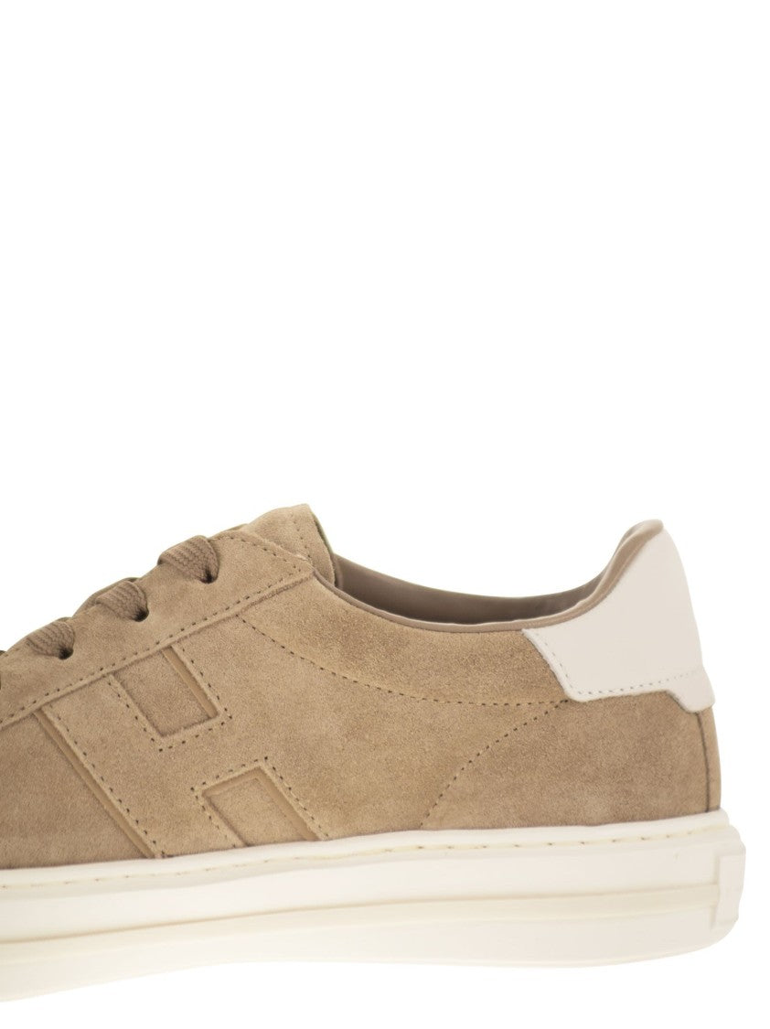 Hogan Suede Rebel Trainers With Memory Foam Insole