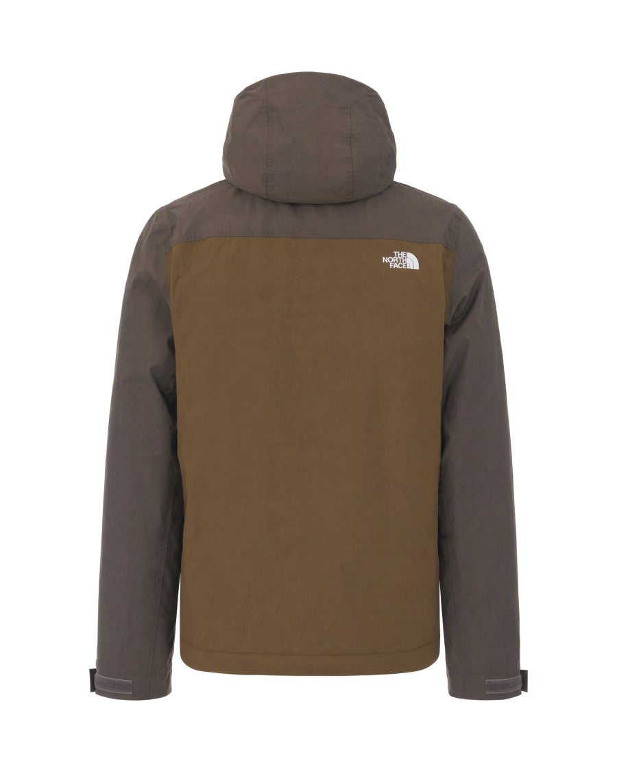 The North Face Two-Tone Hooded Embroidered Logo Jacket