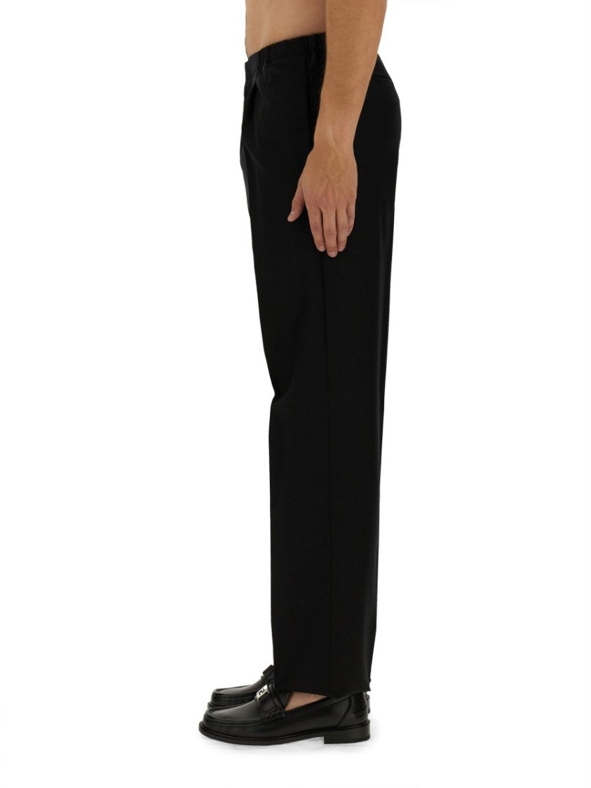 Fendi Tailored Black Wool Pants