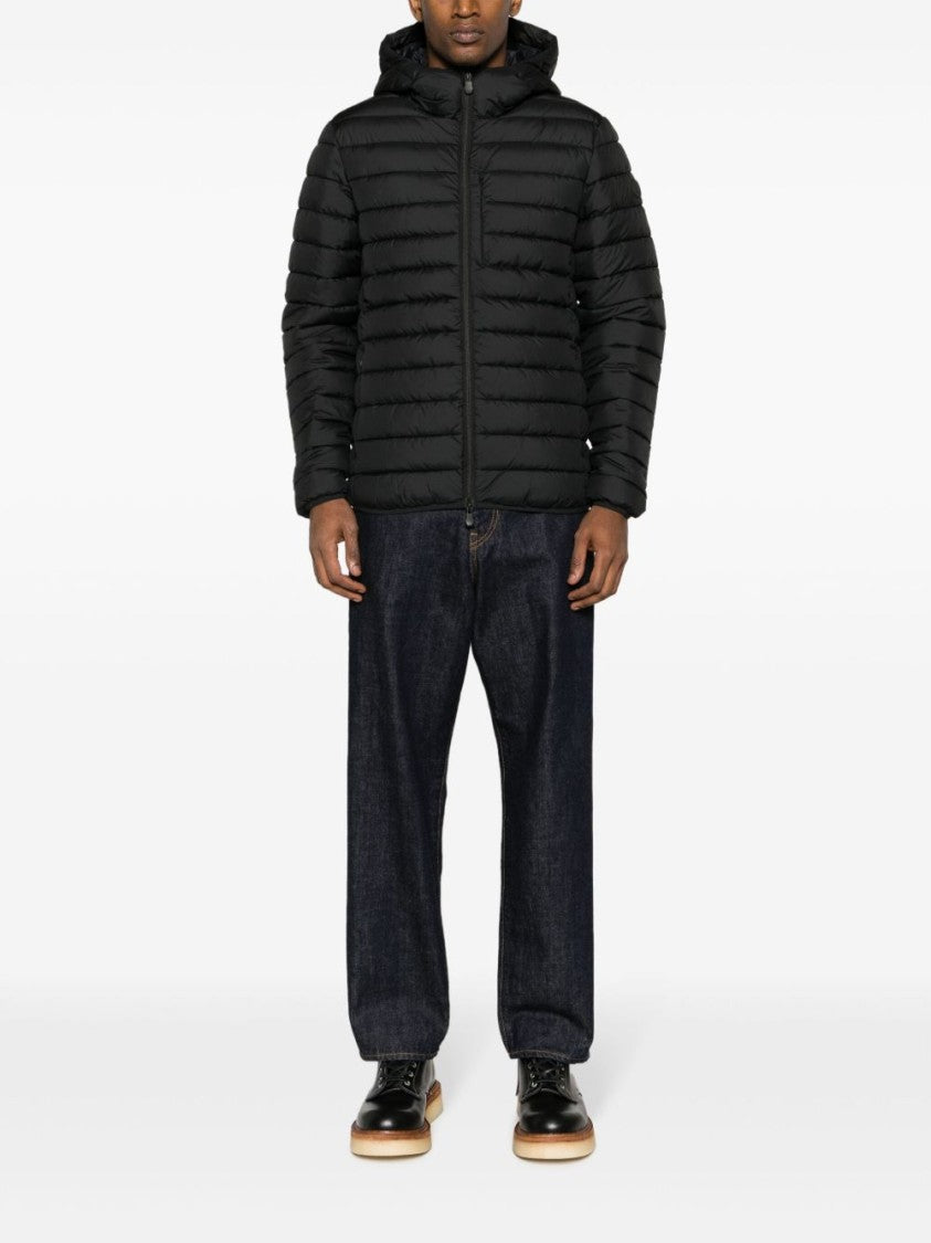 Save The Duck Water-Resistant Quilted Jacket With Hood