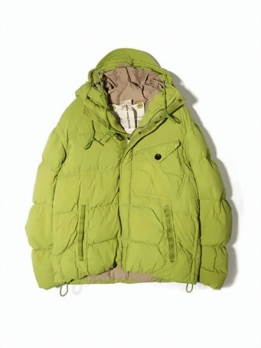 Ten C Quilted Green Padded Jacket